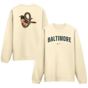 Baltimore Orioles 2026 City Connect Club 2-Hit Sweatshirt