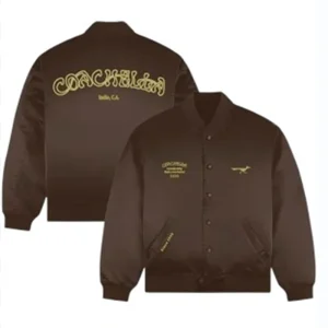 Coachella 2026 Brown Bomber Jacket
