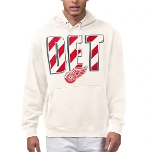 Detroit Red Wings Starter City Abbreviation Fleece Hoodie