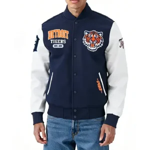 Detroit Tigers City Arch Varsity Jacket