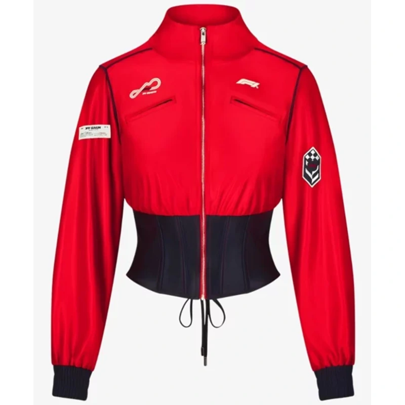 F1 Red Cropped Track Red & Black Jacket 2 F1 Red Cropped Track Red & Black Jacket <p>F1 Red Cropped Track Red & Black Jacket delivers motorsport energy, lightweight layering comfort, and versatile styling in a standout black tone for everyday outfits.</p>