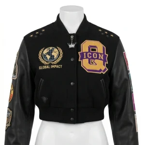 Areena Design <p>Women’s Global Impact Icon Cropped Varsity Leather Jacket delivers standout outerwear style with a bold profile, comfortable layering feel, and statement details inspired by sport, streetwear, and collector fashion.</p> Women’s Global Impact Icon Cropped Varsity Leather Jacket <p>Women’s Global Impact Icon Cropped Varsity Leather Jacket delivers standout outerwear style with a bold profile, comfortable layering feel, and statement details inspired by sport, streetwear, and collector fashion.</p>