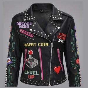 Areena Design <p>Women’s Arcade Hero Studded Leather Moto Jacket delivers standout outerwear style with a bold profile, comfortable layering feel, and statement details inspired by sport, streetwear, and collector fashion.</p> Women’s Arcade Hero Studded Leather Moto Jacket <p>Women’s Arcade Hero Studded Leather Moto Jacket delivers standout outerwear style with a bold profile, comfortable layering feel, and statement details inspired by sport, streetwear, and collector fashion.</p>