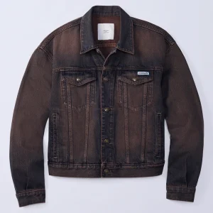 Jung Kook for Calvin Klein 90s Dusk Denim Trucker Jacket