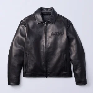 Jung Kook for Calvin Klein Leather Racer Jacket
