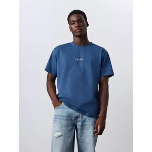 Jung Kook for Calvin Klein Monologo Dark Denim T-Shirt