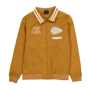 Kansas City Chiefs Logo Select Light Bronze Jacket