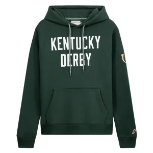 Kentucky Derby Hunter Tri-Blend Green Hoodie