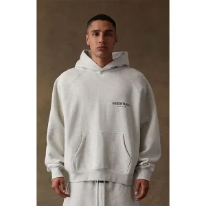 Light Oatmeal Essentials Hoodie