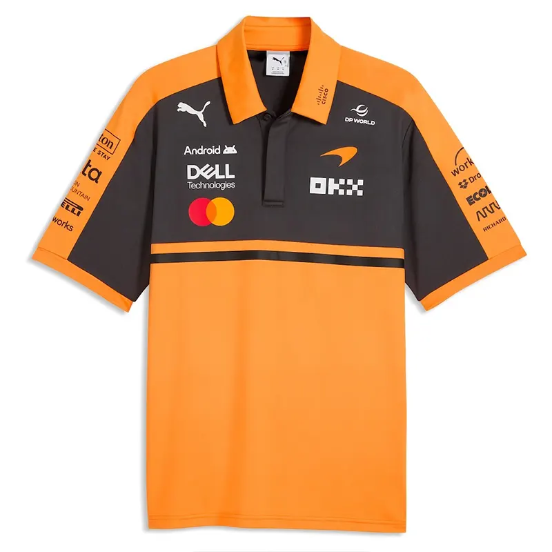 McLaren 2026 Team Polo 1 McLaren 2026 Team Polo <p>McLaren 2026 Team Polo delivers graphic streetwear character with motorsport identity, easy graphic styling, making it a standout choice for casual outfits and everyday rotation.</p>
