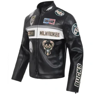 Areena Design <p>Milwaukee Bucks Moto Leather Jacket delivers basketball fan energy, comfortable wear, and court-inspired styling for everyday outfits.</p> Milwaukee Bucks Moto Leather Jacket <p>Milwaukee Bucks Moto Leather Jacket delivers basketball fan energy, comfortable wear, and court-inspired styling for everyday outfits.</p>