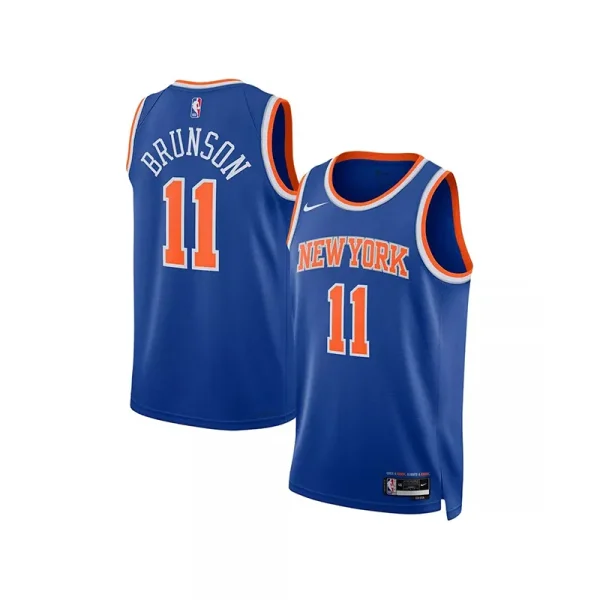 NBA New York Knicks Jalen Brunson Nike Mens Icon Swingman Jersey