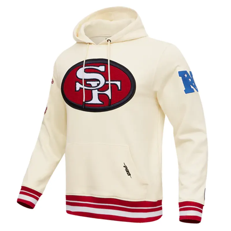 NFL SAN Francisco 49ERS Retro Classic Pullover Cream Hoodie 1 NFL SAN Francisco 49ERS Retro Classic Pullover Cream Hoodie <p>NFL SAN Francisco 49ERS Retro Classic Pullover Cream Hoodie brings sports and fanwear styling to a comfortable hoodie made for game days, fan events, training-inspired outfits, and casual weekends. Easy to style and strong for casual, fan, and streetwear outfits.</p>