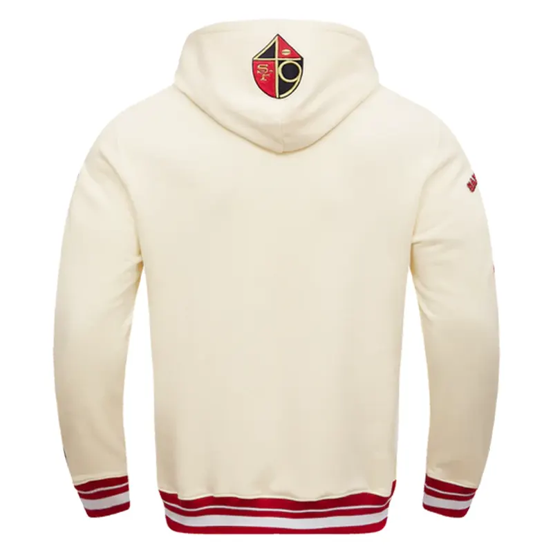 NFL SAN Francisco 49ERS Retro Classic Pullover Cream Hoodie 2 NFL SAN Francisco 49ERS Retro Classic Pullover Cream Hoodie <p>NFL SAN Francisco 49ERS Retro Classic Pullover Cream Hoodie brings sports and fanwear styling to a comfortable hoodie made for game days, fan events, training-inspired outfits, and casual weekends. Easy to style and strong for casual, fan, and streetwear outfits.</p>