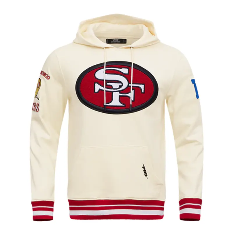 NFL SAN Francisco 49ERS Retro Classic Pullover Cream Hoodie NFL SAN Francisco 49ERS Retro Classic Pullover Cream Hoodie <p>NFL SAN Francisco 49ERS Retro Classic Pullover Cream Hoodie brings sports and fanwear styling to a comfortable hoodie made for game days, fan events, training-inspired outfits, and casual weekends. Easy to style and strong for casual, fan, and streetwear outfits.</p>
