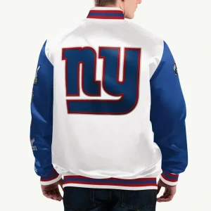Areena Design <p>NY Giants Elite White and Blue Satin Jacket delivers game-day identity, comfortable statement layering, and versatile styling in a standout blue tone for everyday outfits.</p> NY Giants Elite White and Blue Satin Jacket <p>NY Giants Elite White and Blue Satin Jacket delivers game-day identity, comfortable statement layering, and versatile styling in a standout blue tone for everyday outfits.</p>