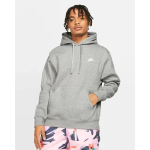 Nike Mens Brushed-Back Fleece Pullover Hoodie