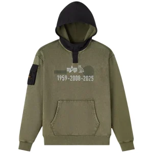 OVO Alpha Industries Garment Dyed Hoodie