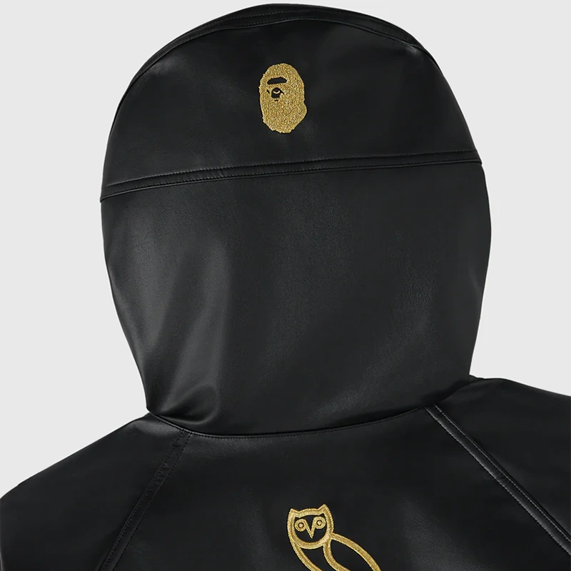 OVO x BAPE Faux Leather Snowboard Jacket 2 OVO x BAPE Faux Leather Snowboard Jacket <p>OVO x BAPE Faux Leather Snowboard Jacket delivers premium outerwear comfort, versatile layering, and standout fashion appeal.</p>