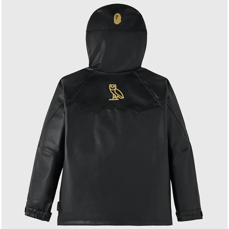 OVO x BAPE Faux Leather Snowboard Jacket 3 OVO x BAPE Faux Leather Snowboard Jacket <p>OVO x BAPE Faux Leather Snowboard Jacket delivers premium outerwear comfort, versatile layering, and standout fashion appeal.</p>