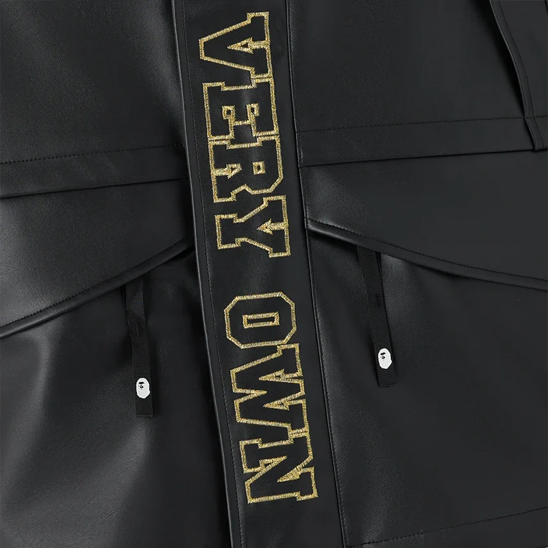 OVO x BAPE Faux Leather Snowboard Jacket 5 OVO x BAPE Faux Leather Snowboard Jacket <p>OVO x BAPE Faux Leather Snowboard Jacket delivers premium outerwear comfort, versatile layering, and standout fashion appeal.</p>