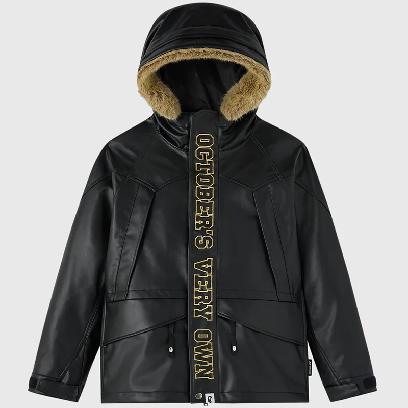 OVO x BAPE Faux Leather Snowboard Jacket 9 OVO x BAPE Faux Leather Snowboard Jacket <p>OVO x BAPE Faux Leather Snowboard Jacket delivers premium outerwear comfort, versatile layering, and standout fashion appeal.</p>