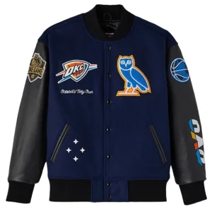 Oklahoma City Thunder OVO x NBA Varsity Jacket