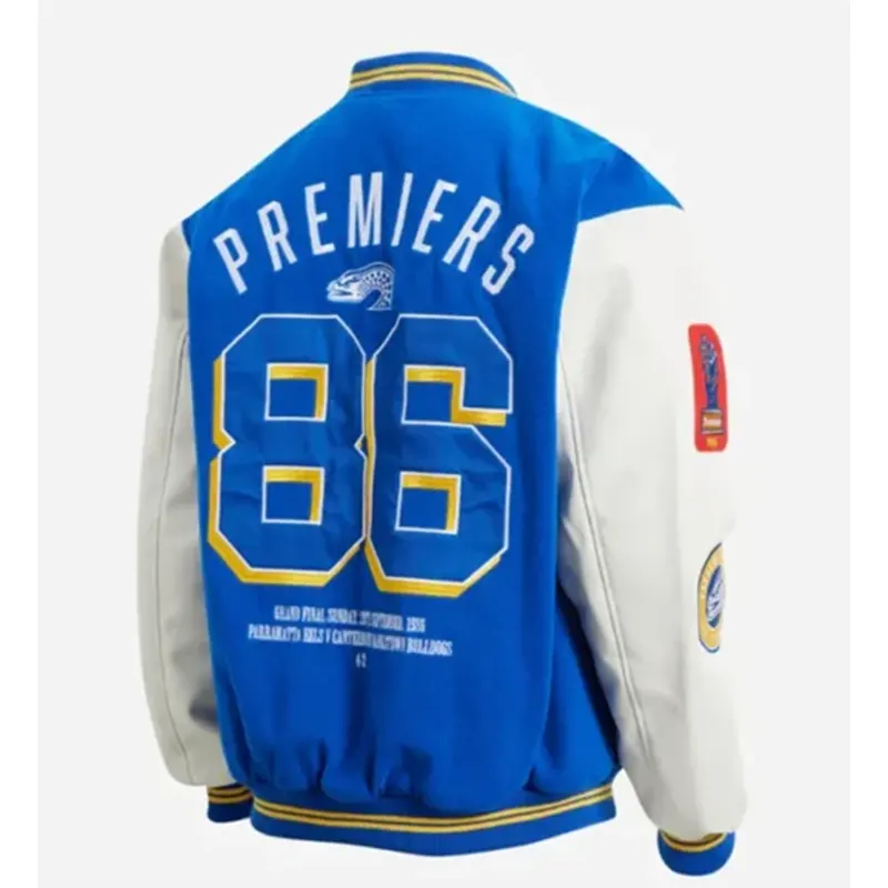 Parramatta Eels 1986 Premiers Varsity Jacket 1 Parramatta Eels 1986 Premiers Varsity Jacket <p>Parramatta Eels 1986 Premiers Varsity Jacket delivers statement outerwear appeal, comfortable statement layering, and versatile styling for everyday outfits.</p>