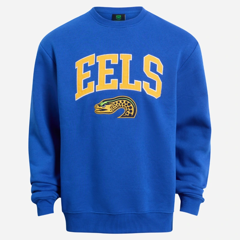 Parramatta Eels Adult Stacked Fleece Crew Sweatshirt Parramatta Eels Adult Stacked Fleece Crew Sweatshirt <p>Parramatta Eels Adult Stacked Fleece Crew Sweatshirt delivers everyday casual appeal, soft everyday warmth, and versatile styling for everyday outfits.</p>