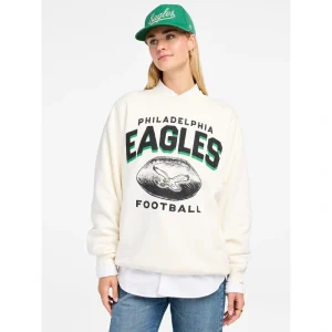 Philadelphia Eagles Historic Arch Cloud ’47 Oversized Crewneck