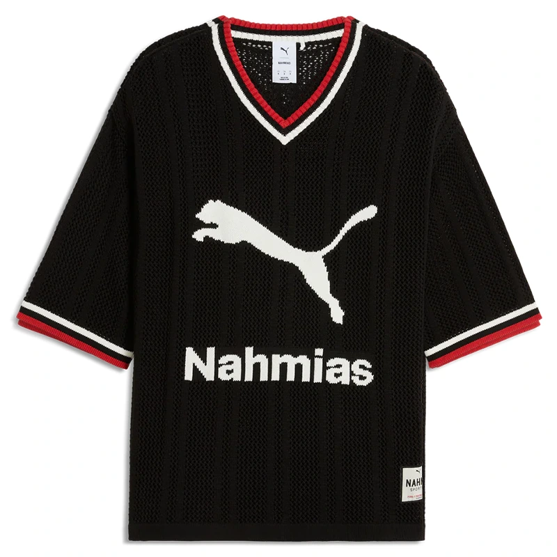 Puma x Nahmias Knit Jersey Puma x Nahmias Knit Jersey <p>Puma x Nahmias Knit Jersey delivers sport-inspired appeal with collaboration-inspired branding, athletic fanwear look, making it a standout choice for game-day outfits and everyday rotation.</p>
