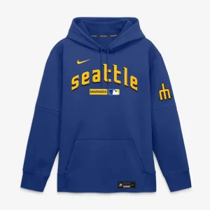 Seattle Mariners Nike City Connect Therma-FIT Royal Hoodie
