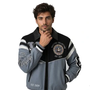 Areena Design <p>Nautical Adventure Patchwork Leather Varsity Jacket delivers standout outerwear style with a bold profile, comfortable layering feel, and statement details inspired by sport, streetwear, and collector fashion.</p> Nautical Adventure Patchwork Leather Varsity Jacket <p>Nautical Adventure Patchwork Leather Varsity Jacket delivers standout outerwear style with a bold profile, comfortable layering feel, and statement details inspired by sport, streetwear, and collector fashion.</p>