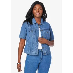 Short Sleeve Denim Jacket