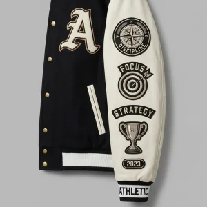 Areena Design <p>Aether Athletic Union Black & Cream Leather Varsity Jacket delivers standout outerwear style with a bold profile, comfortable layering feel, and statement details inspired by sport, streetwear, and collector fashion.</p> Aether Athletic Union Black & Cream Leather Varsity Jacket <p>Aether Athletic Union Black & Cream Leather Varsity Jacket delivers standout outerwear style with a bold profile, comfortable layering feel, and statement details inspired by sport, streetwear, and collector fashion.</p>