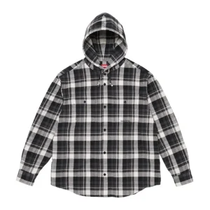 Supreme Hooded Flannel Shirt