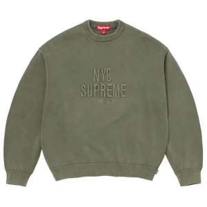 Supreme Overdyed Raised Sweater