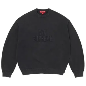 Supreme Overdyed Raised Sweater
