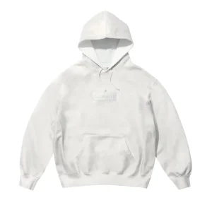Supreme x MM6 Maison Margiela Foil Box Logo Hooded Sweatshirt