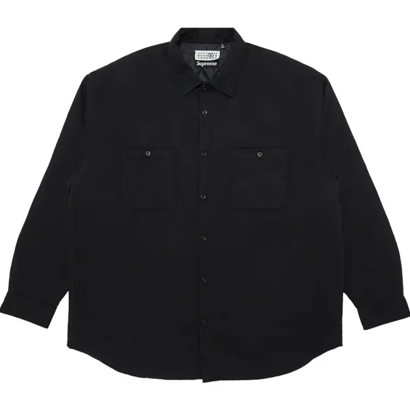 Supreme x MM6 Maison Margiela Padded Shirt Supreme x MM6 Maison Margiela Padded Shirt <p>Supreme x MM6 Maison Margiela Padded Shirt delivers graphic streetwear character with collaboration-inspired branding, easy graphic styling, making it a standout choice for casual outfits and everyday rotation.</p>