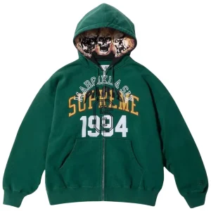Supreme x MM6 Maison Margiela Zip Up Hooded Sweatshirt