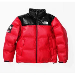 Supreme x The North Face Nuptse Red Jacket