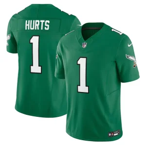 White Kelly Green Eagles Jersey