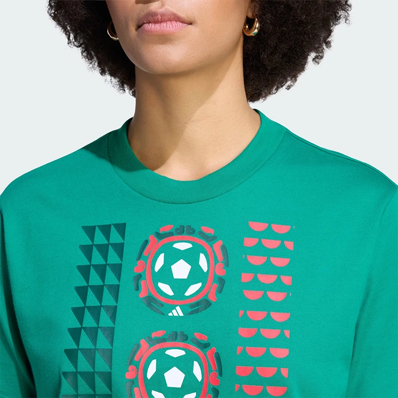 Women's Adidas Mexico Soccer DNA T-Shirt 1 Women's Adidas Mexico Soccer DNA T-Shirt Women's Adidas Mexico Soccer DNA T-Shirt brings sports and fanwear styling to a comfortable shirt made for game days, fan events, training-inspired outfits, and casual weekends. Easy to style and strong for casual, fan, and streetwear outfits.