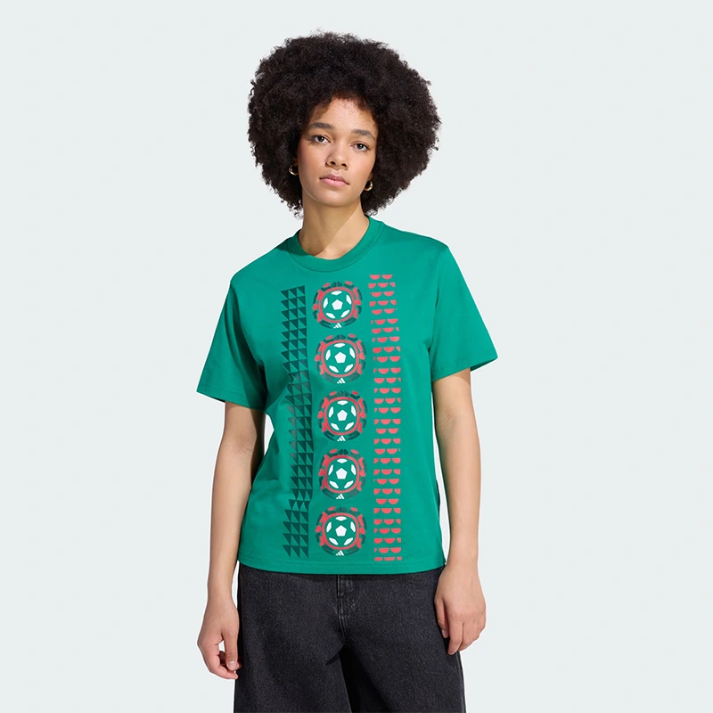 Women's Adidas Mexico Soccer DNA T-Shirt 5 Women's Adidas Mexico Soccer DNA T-Shirt Women's Adidas Mexico Soccer DNA T-Shirt brings sports and fanwear styling to a comfortable shirt made for game days, fan events, training-inspired outfits, and casual weekends. Easy to style and strong for casual, fan, and streetwear outfits.