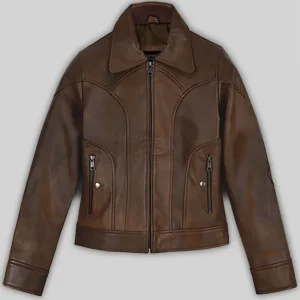 Women’s Selena Gomez Coach SS18 Leather Jacket