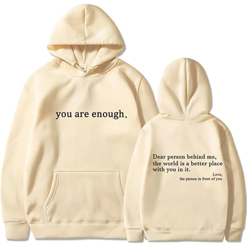 You Are Enough Sweatshirt 1 You Are Enough Sweatshirt <p>You Are Enough Sweatshirt delivers modern streetwear appeal, comfortable wear, and versatile everyday styling for everyday outfits.</p>
