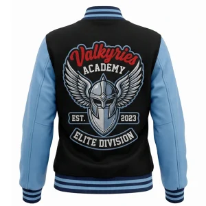 Areena Design <p>Women’s Valkyries Blue & Black Leather Varsity Jacket delivers standout outerwear style with a bold profile, comfortable layering feel, and statement details inspired by sport, streetwear, and collector fashion.</p> Women’s Valkyries Blue & Black Leather Varsity Jacket <p>Women’s Valkyries Blue & Black Leather Varsity Jacket delivers standout outerwear style with a bold profile, comfortable layering feel, and statement details inspired by sport, streetwear, and collector fashion.</p>