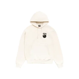 8 Ball Garment Dyed Cream Hoodie