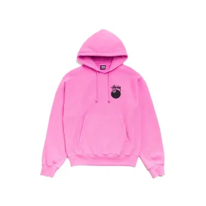8 Ball Garment Dyed Pink Hoodie